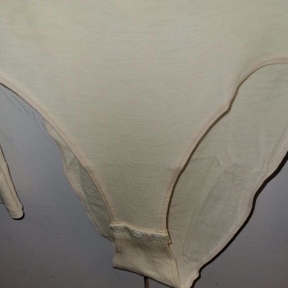 La Perla Vintage Cream/White Embroidered Bodysuit - M - Picture 6 of 6